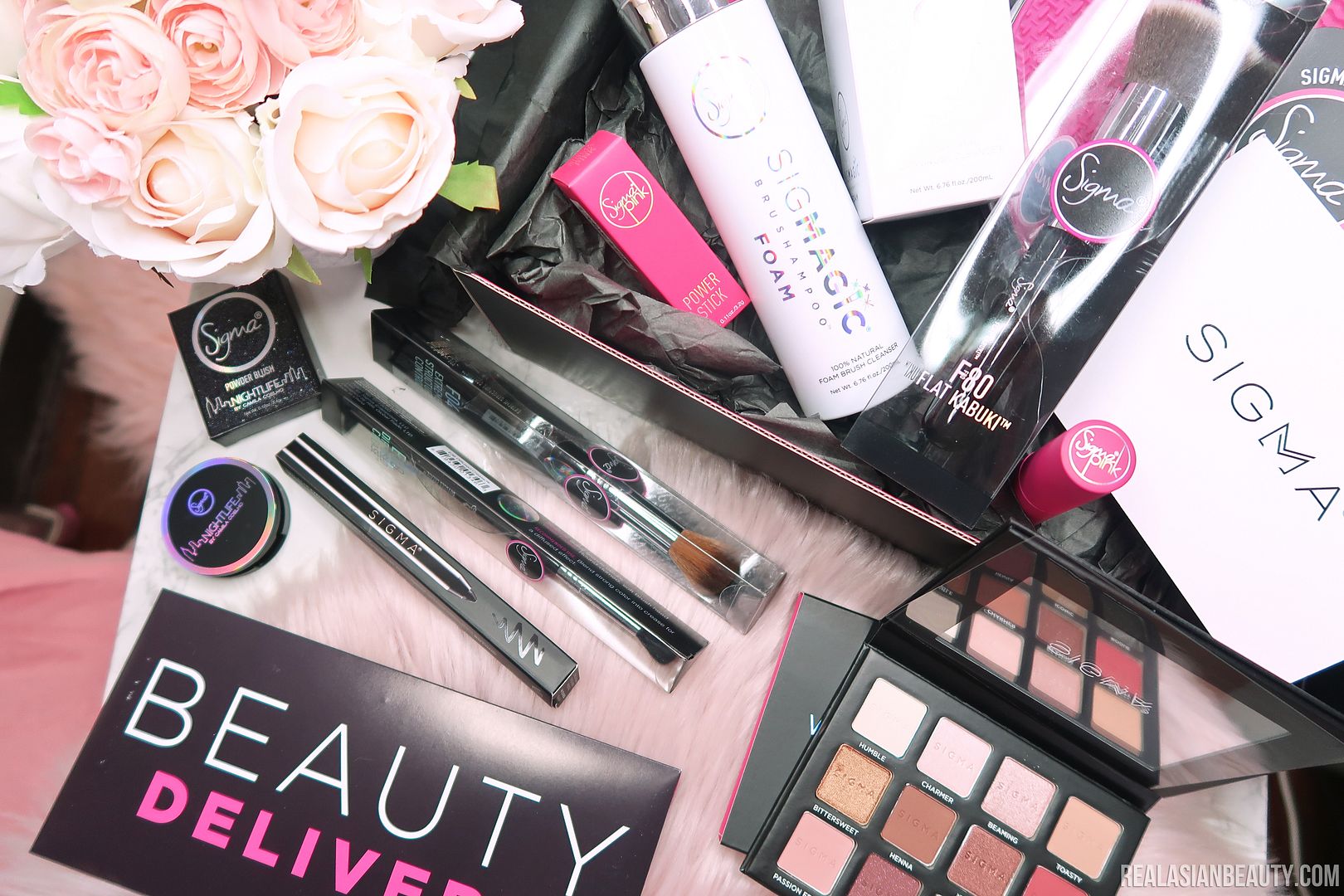 Real Asian Beauty First Impression SIGMA MAKEUP BRUSH Haul & Review